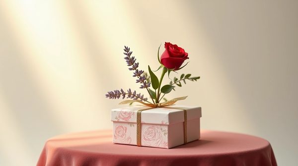 Le coffret rose éternelle : un cadeau d'amour inoubliable